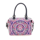 GABS G3 PLUS Holiday Damenhandtasche mit Schultergurt aus Leder mit mittlerem Mandala-Print