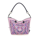 GABS G3 PLUS Holiday Damenhandtasche mit Schultergurt aus Leder mit mittlerem Mandala-Print