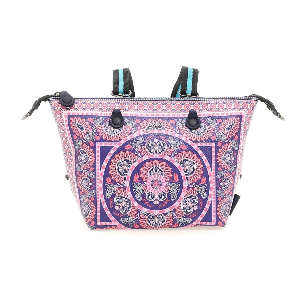 GABS G3 PLUS Holiday Damenhandtasche mit Schultergurt aus Leder mit mittlerem Mandala-Print