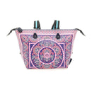 GABS G3 PLUS Holiday Damenhandtasche mit Schultergurt aus Leder mit mittlerem Mandala-Print