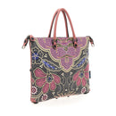 GABS G3 PLUS Holiday Damenhandtasche mit Schultergurt aus Leder mit mittlerem Afrika-Print