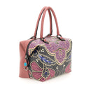 GABS G3 PLUS Holiday Damenhandtasche mit Schultergurt aus Leder mit mittlerem Afrika-Print