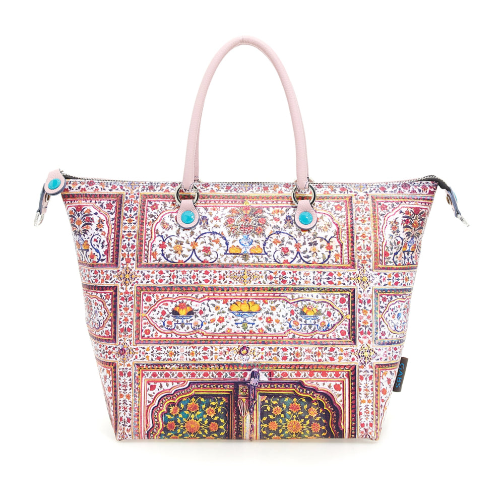 GABS G3 PLUS Holiday Damenhandtasche mit Schultergurt aus Leder mit Porta Junagarh-Großdruck