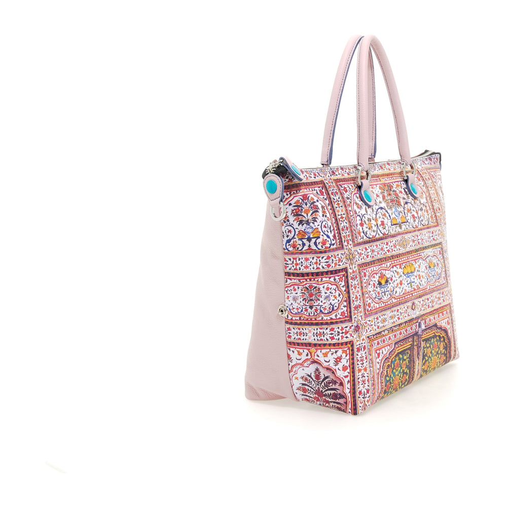 GABS G3 PLUS Holiday Damenhandtasche mit Schultergurt aus Leder mit Porta Junagarh-Großdruck