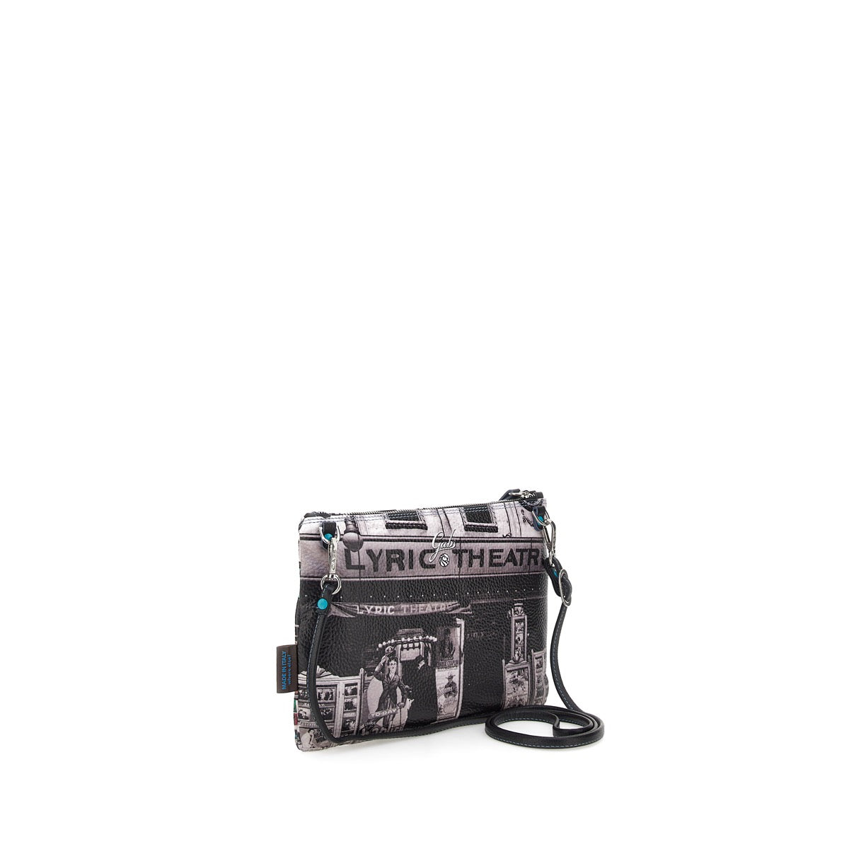 Pochette con Tracolla Removibile GABS Beyonce in Pelle stampa Lyric Theatre Media