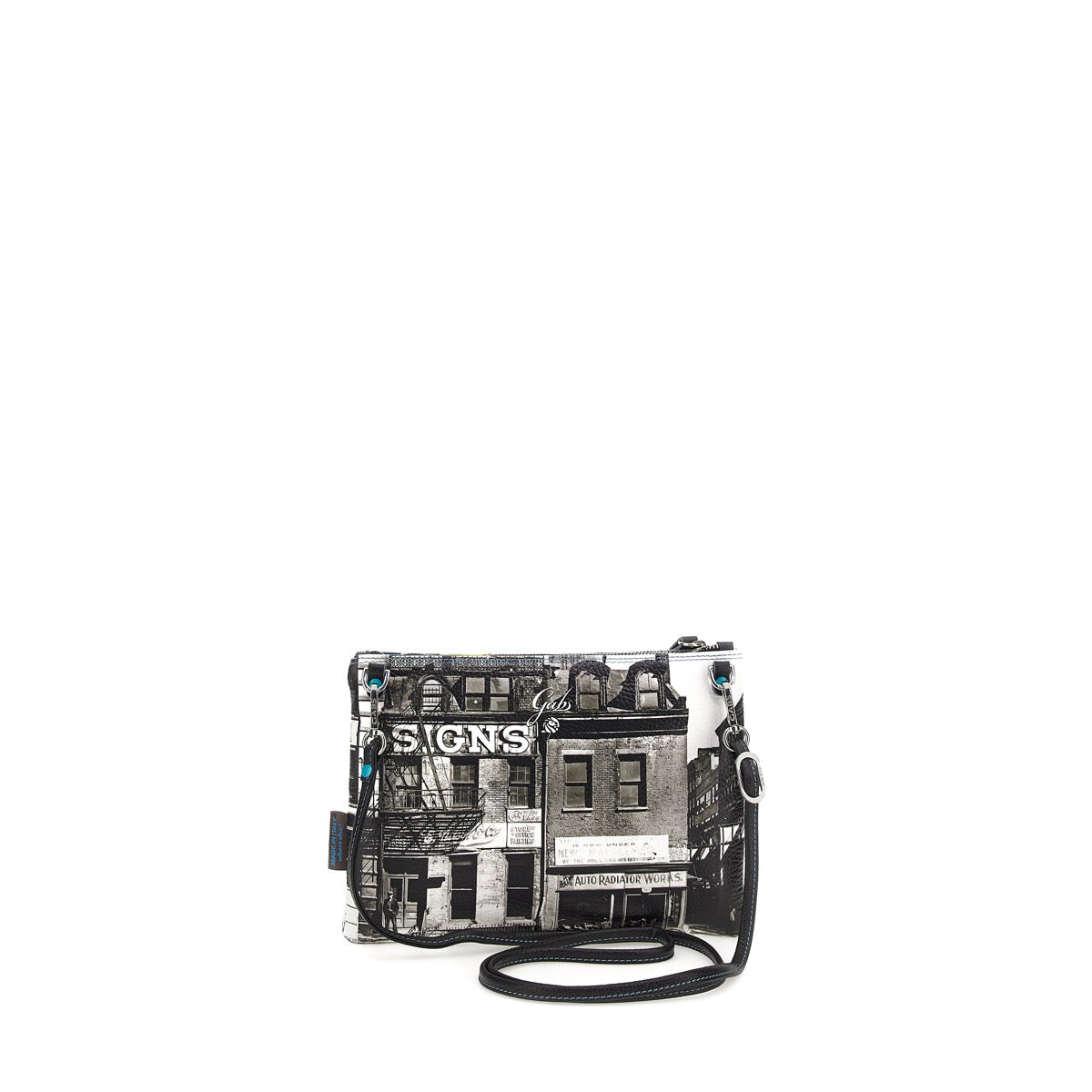 Pochette con Tracolla Removibile GABS Beyonce in Pelle stampa Broome Street Media