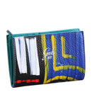 Damenbrieftasche mit Knopf GABS Gmoney14 aus Leder mit Lol-Print