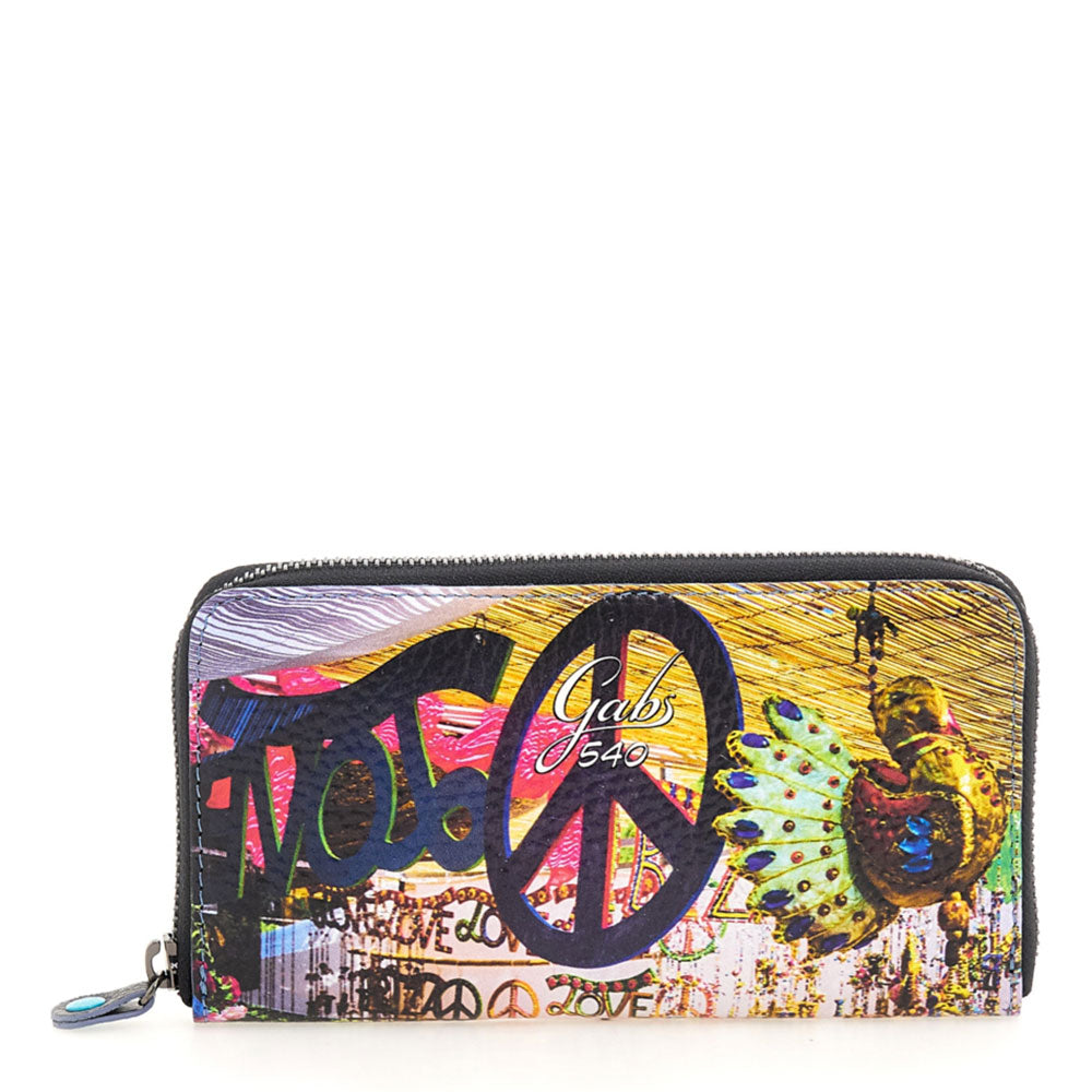 Portafoglio GUESS Donna Zip Around | Nero Logo Stampato | Ecopelle Con Scomparti E Regalo Ideale - 2