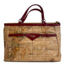 Borsa Donna a Mano 1A Classe Alviero Martini linea Geo Soft Liberty colore Geo Classic e Bordeaux GP56