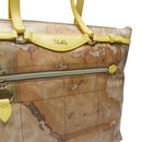 Borsa Donna Shopping a Spalla 1A Classe Alviero Martini Linea Soft Sound Geo Classic e Giallo GQ59