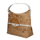 Borsa Donna Hobo a Spalla 1A Classe Alviero Martini Linea Soft Sound Geo Classic e Bianco GQ60