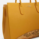 Borsa Donna a Mano 1A Classe Alviero Martini linea Milano City colore Giallo e Geo Classic GS21