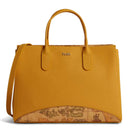 Borsa Donna a Mano 1A Classe Alviero Martini linea Milano City colore Giallo e Geo Classic GS21