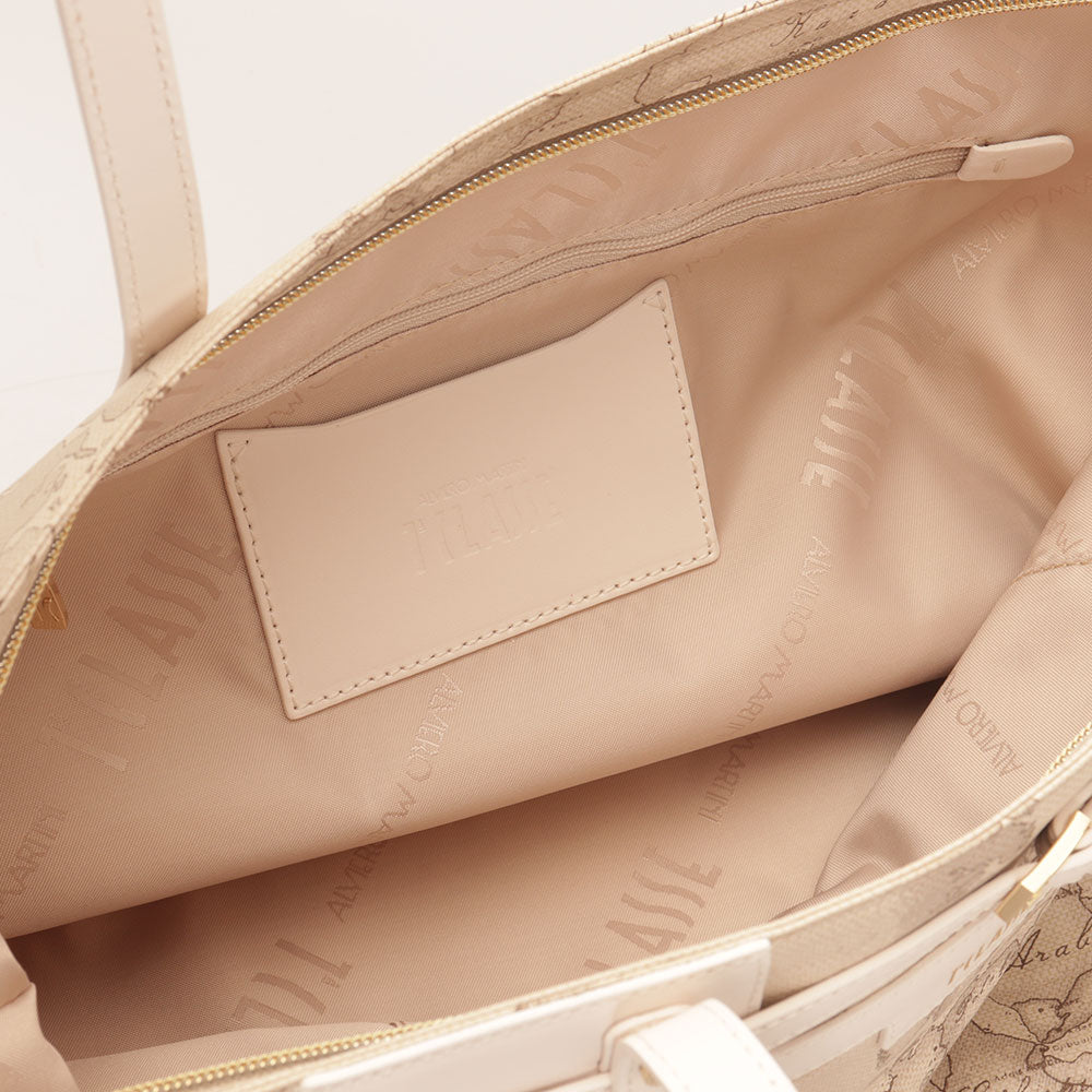 Damen-Einkaufstasche 1A Classe Alviero Martini Selene Soft Geo Rafia Linie GU67