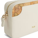 Große Damen-Umhängetasche 1A Classe Alviero Martini Girl City-Linie, Weiß GU92