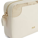 Große Damen-Umhängetasche 1A Classe Alviero Martini Girl City-Linie, Farbe Weiß und Geo Safari GU92