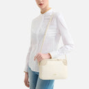 Große Damen-Umhängetasche 1A Classe Alviero Martini Girl City-Linie, Farbe Weiß und Geo Safari GU92