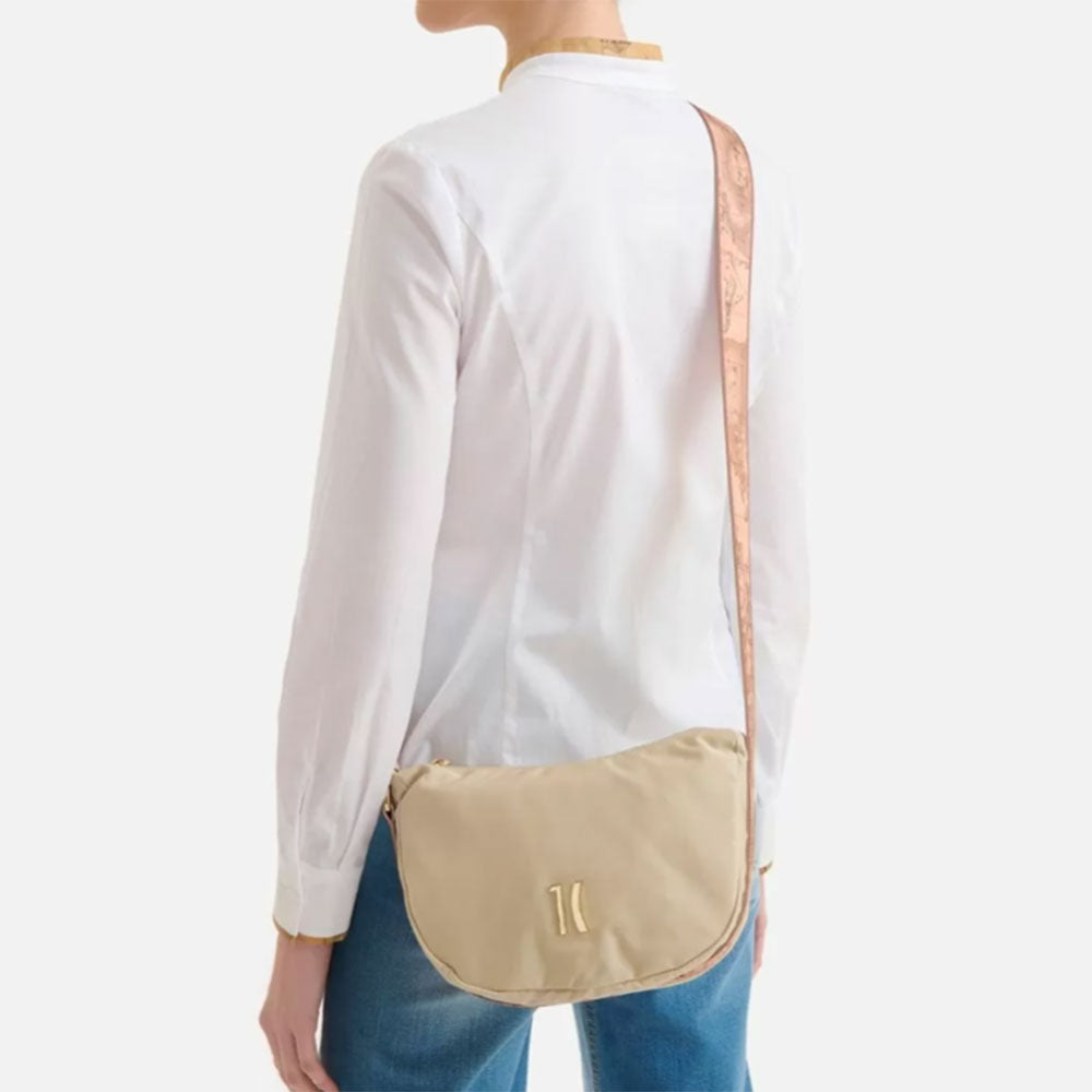 Borsa Donna a Tracolla Piccola 1A Classe Alviero Martini linea Care Nylon Beige GU96