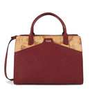 Alviero Martini 1A Classe große Damenhandtasche, Linie Glam City, Farbe Cabernet GV67