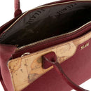 Alviero Martini 1A Classe große Damenhandtasche, Linie Glam City, Farbe Cabernet GV67