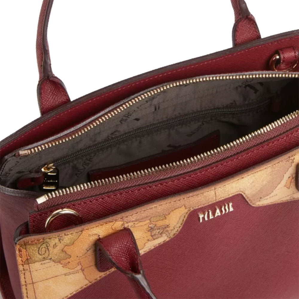 Kleine Damenhandtasche 1A Classe Alviero Martini Glam City Linie Farbe Cabernet GV68