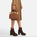 Borsa Donna a Mano Piccola 1A Classe Alviero Martini linea Glam City color Castagna GV68