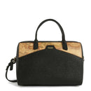 Alviero Martini Damen-Topcase-Tasche 1A Classe Glam City-Linie Schwarz GV71