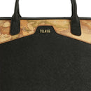 Alviero Martini Damen-Topcase-Tasche 1A Classe Glam City-Linie Schwarz GV71