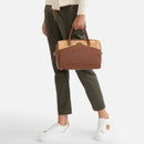 Women's Chestnut Bowling Bag 1A Classe ALVIERO MARTINI Glam City - GV71
