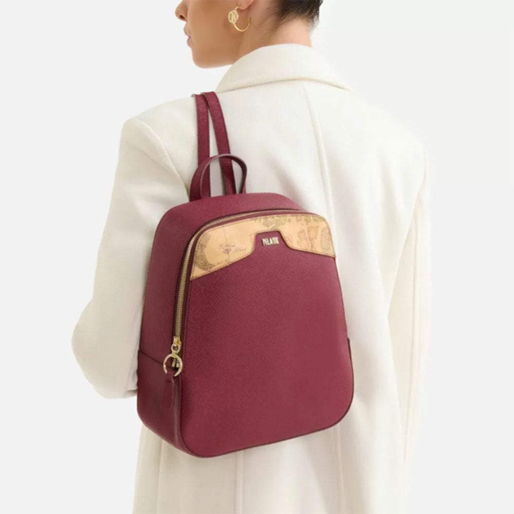 Damenrucksack 1A Classe Alviero Martini Glam City Linie Farbe Cabernet GV74