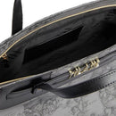 Damenhandtasche 1A Classe Alviero Martini Soft Generation-Linie mit Geo Dark-Aufdruck Grau GV75