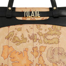 Damenhandtasche 1A Classe Alviero Martini Soft Generation-Linie mit Geo Classic-Print und Schwarz GV75