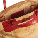 Damenhandtasche 1A Classe Alviero Martini Soft Generation-Linie mit Geo Classic und Red GV75-Aufdruck