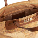 Women's Tote Bag 1A Classe ALVIERO MARTINI Soft Generation in Geo Classic and Chestnut Print - GV76