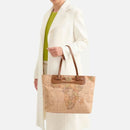 Women's Tote Bag 1A Classe ALVIERO MARTINI Soft Generation in Geo Classic and Chestnut Print - GV76