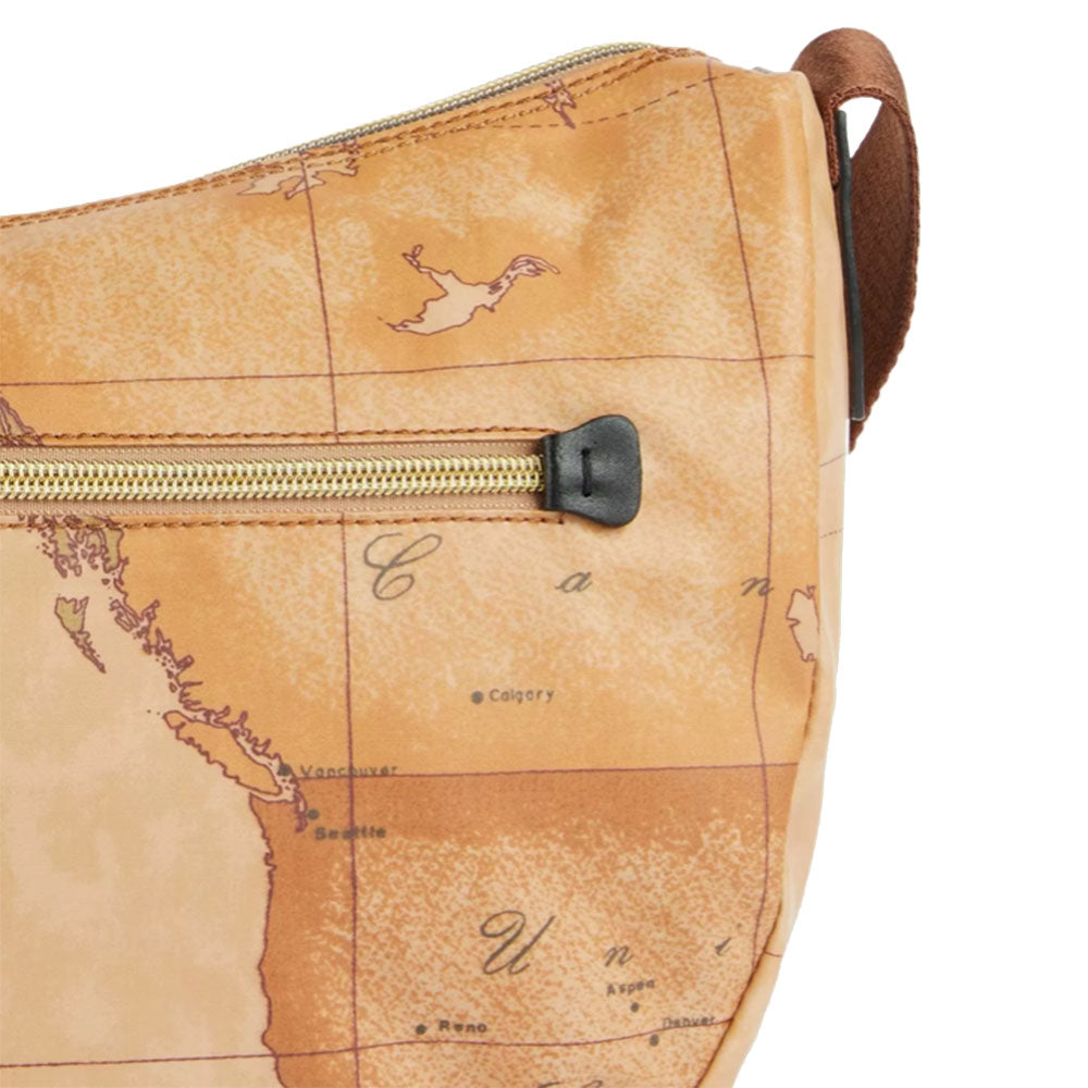 Alviero Martini 1A Classe Borsa A Tracolla Mezzaluna BS25PC41 – Stampa Geoclassic Media – 20x23x11 Cm