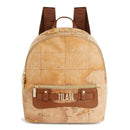 Alviero Martini 1A Classe Damenrucksack Soft Generation-Linie mit Geo Classic und Chestnut GV80-Aufdruck