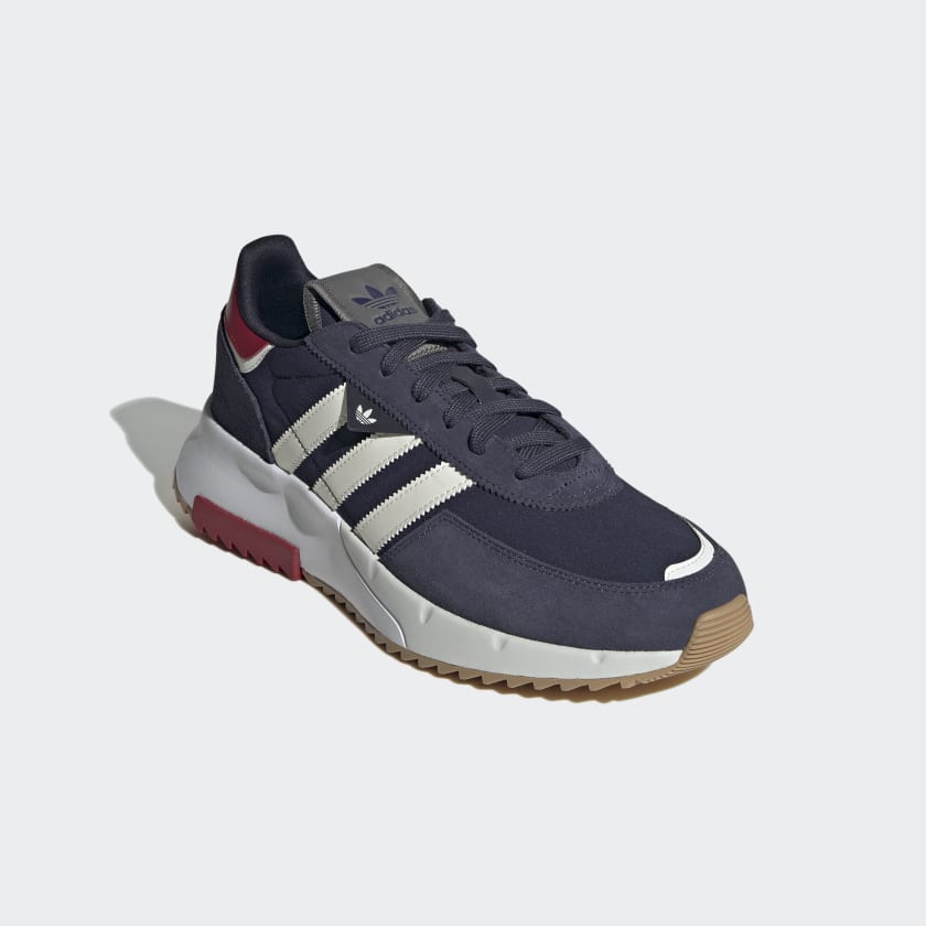 Herrenschuhe ADIDAS Sneakers Retropy F2 Linie Farbe Blau und Weiß