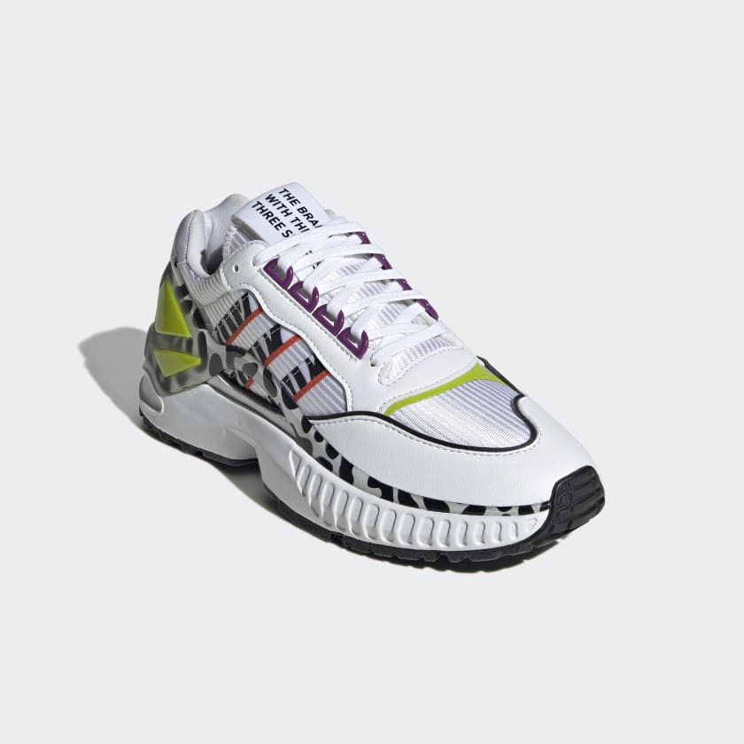 Women's ADIDAS Sneakers ZX Wavian in White and Animal Print