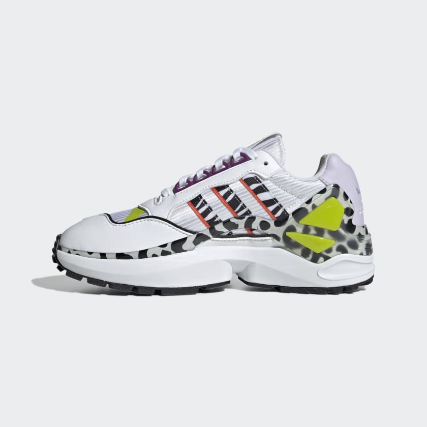Women's ADIDAS Sneakers ZX Wavian in White and Animal Print