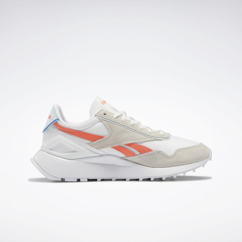 REEBOK Damenschuhe CL Legacy AZ-Sneaker in Weiß, Beige und Orange