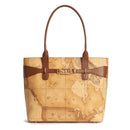 Women's Tote Bag 1A Classe ALVIERO MARTINI Geo Destiny in Geo Classic and Chestnut - GZ01
