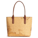 Women's Tote Bag 1A Classe ALVIERO MARTINI Geo Destiny in Geo Classic and Chestnut - GZ01