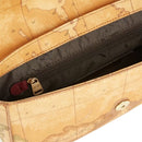 Baguette-Damentasche mit Schultergurt 1A Classe Alviero Martini Idol Bag-Linie mit Geo Classic- und Cabernet-Aufdruck GZ07