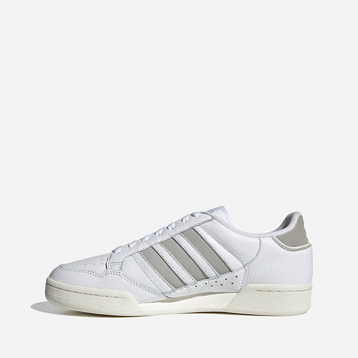 Scarpe Uomo ADIDAS Sneakers linea Continental 80 Stripes Bianco e Grigio