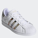 Scarpe Donna ADIDAS Sneakers linea Superstar W in Pelle colore Bianco e Zebrato