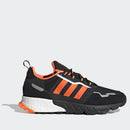 Scarpe Uomo ADIDAS Sneakers linea ZX 1K Boost colore Nero e Arancione