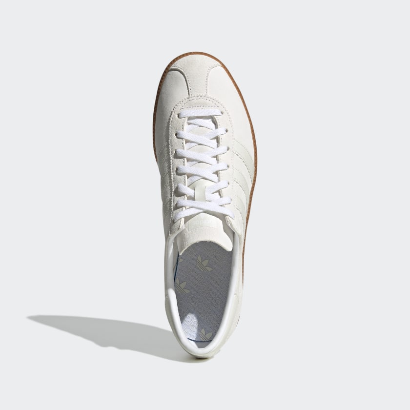 Scarpe Uomo ADIDAS Sneakers linea Blanc in Pelle Bianca