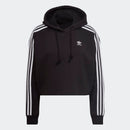 ADIDAS Kapuzenpullover Adicolor Classic Crop Linie Farbe Schwarz