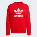 ADIDAS Sweatshirt Adicolor Trefoil Crew Linie in Vivid Red